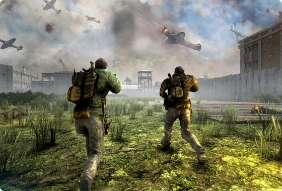 لعبة أمام النسر الأسود